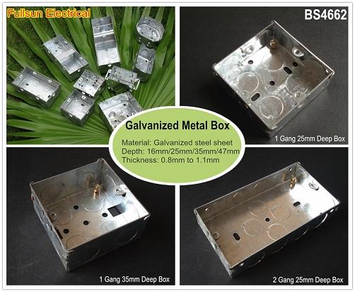 4x4 Metal Electrical Box 