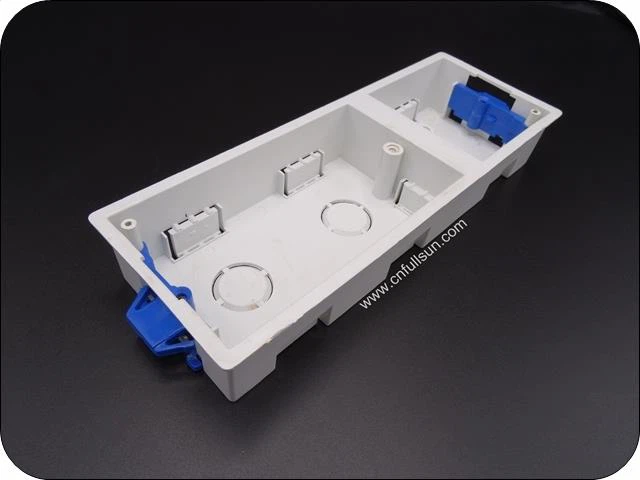 1 + 2 Dual Gang PVC Dry Lining Box
