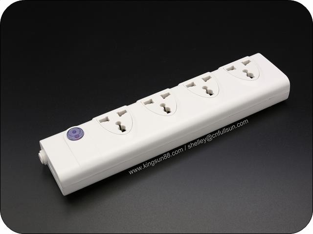 Soquete de extensão universal com um interruptor