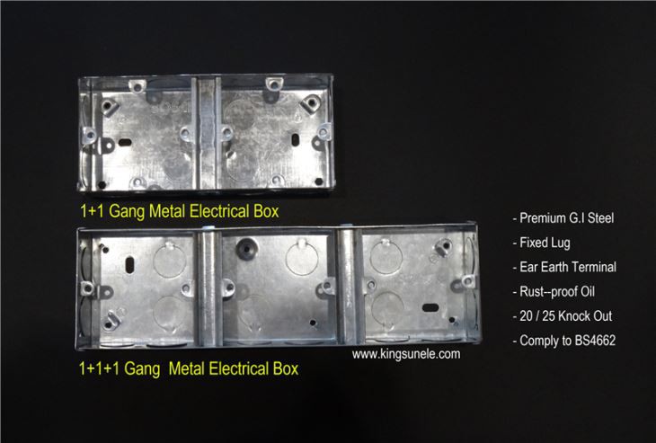 2 Gang Electrical Iron Box