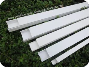 Calha de PVC Mini calha à prova de umidade para cabos elétricos