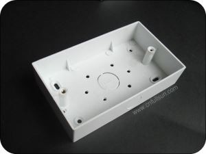 Caixa Elétrica de PVC Retardante de Fogo 2 Gang