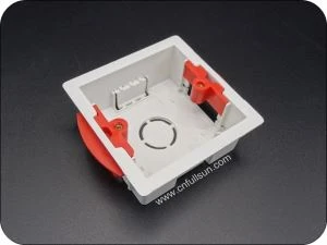 PVC Switch Box 1 Gang UK Standard