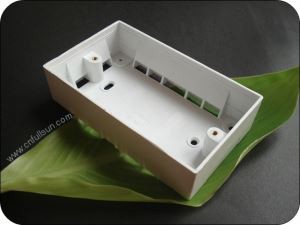 PVC Switch Box 2 Gang Flame Proof