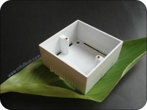 Caixa elétrica de PVC de gangue única BS4662